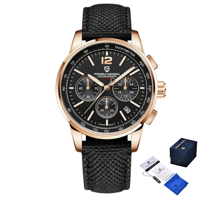 Pagani Design YS008 Rose Gold-Black