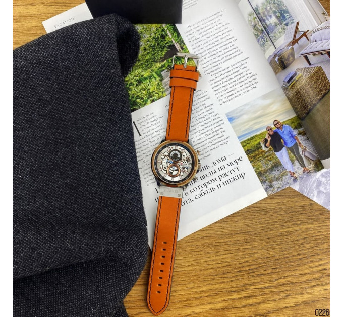 Curren 8380 Silver-Cuprum-Brown