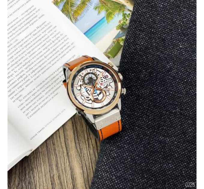 Curren 8380 Silver-Cuprum-Brown