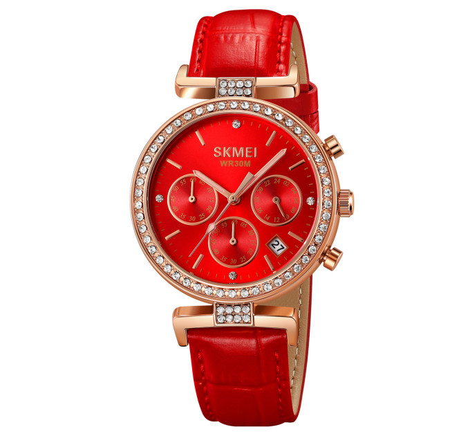 Skmei 2089RGRD Rose Gold-Red