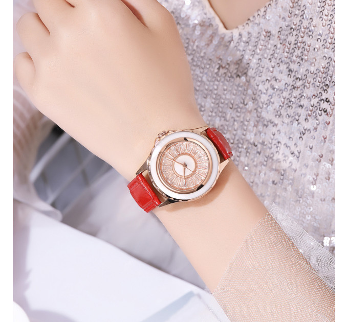 Skmei 2172RGRD Rose Gold-Red