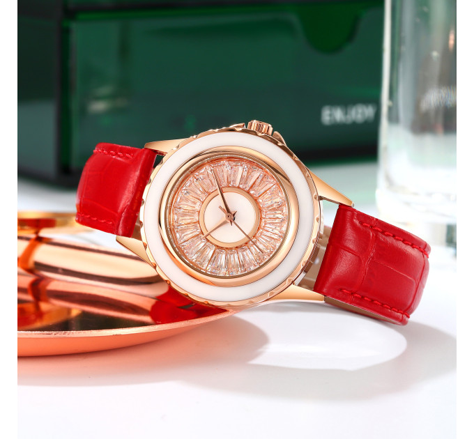 Skmei 2172RGRD Rose Gold-Red
