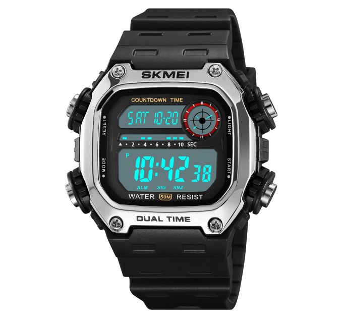 Skmei 2126SIBK Silver-Black