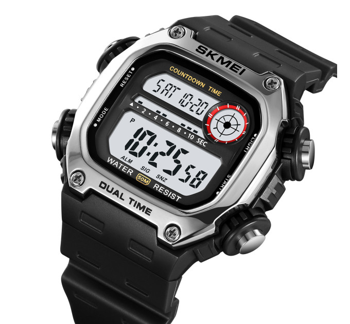 Skmei 2126SIBK Silver-Black