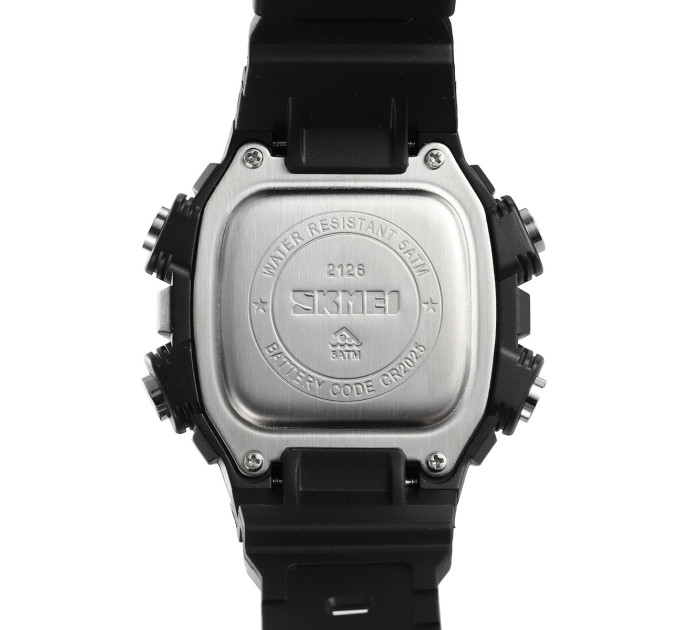Skmei 2126SIBK Silver-Black