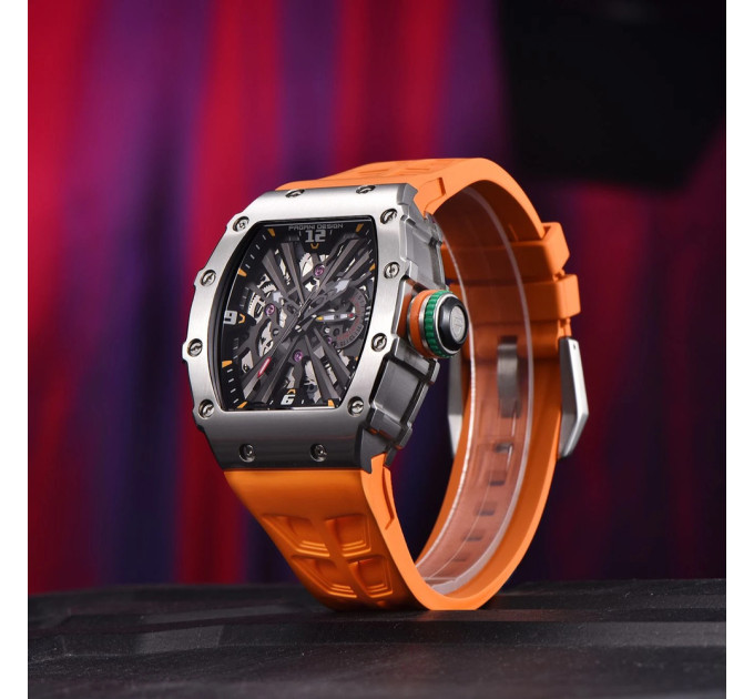 Pagani Design PD-1738 Silver-Orange