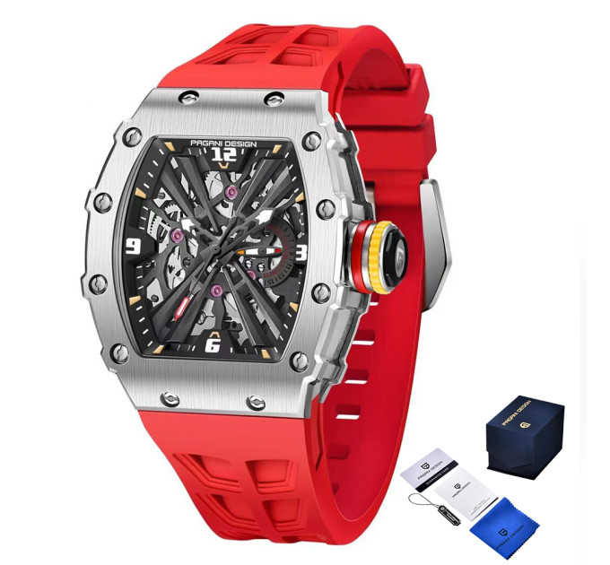 Pagani Design PD-1738 Silver-Red