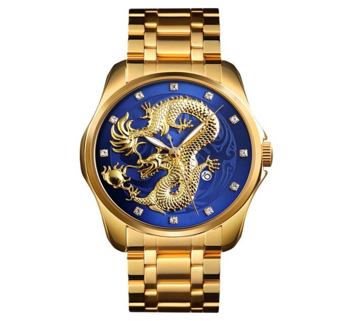 Skmei 9193GDBU Gold-Blue