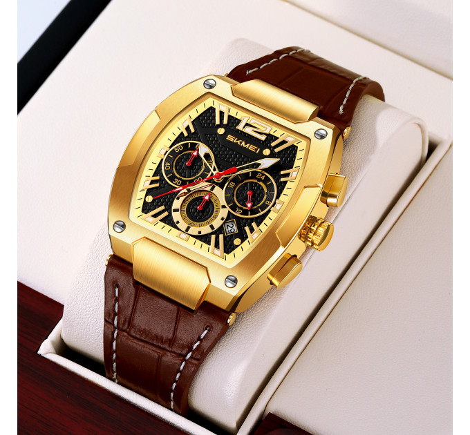 Skmei 9357GDBN Gold-Brown
