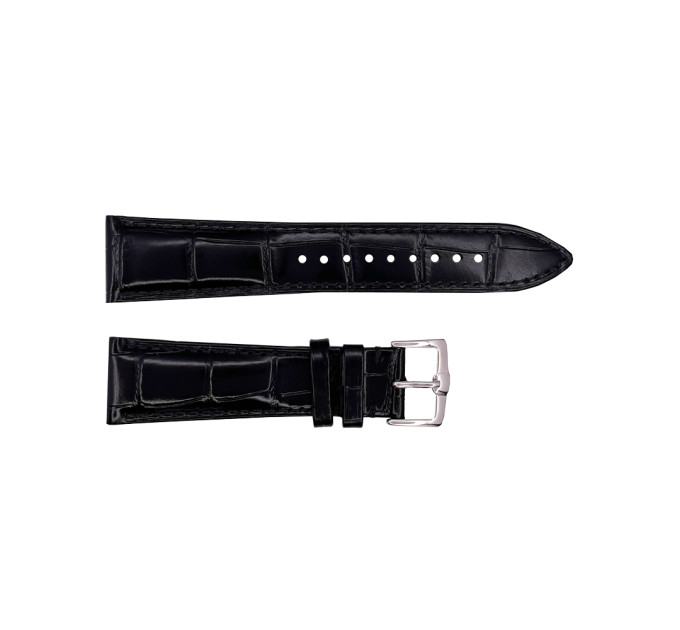 Шкіряний ремінець Premium 16 мм Black