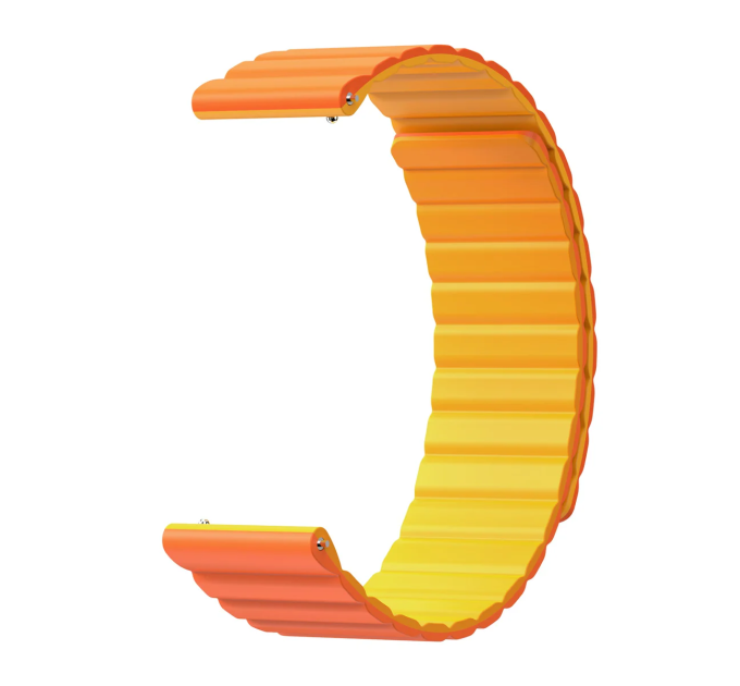 Магнітний ремінець KOSPET 22 мм. Orange-Yellow
