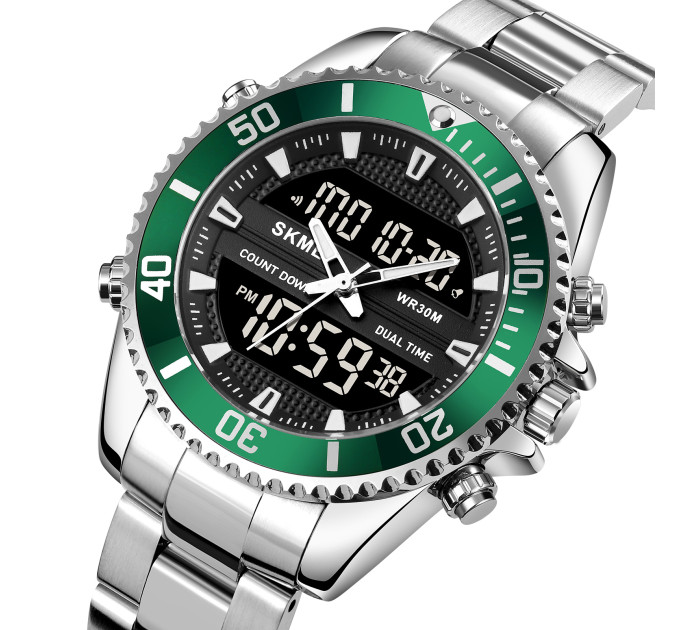 Skmei 1850SIGN Silver-Green SALE