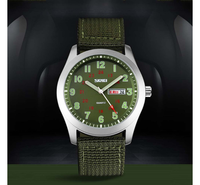 Skmei 9112GN Silver-Green