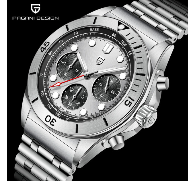 Pagani Design PD-1705-1 Silver-Silver Steel