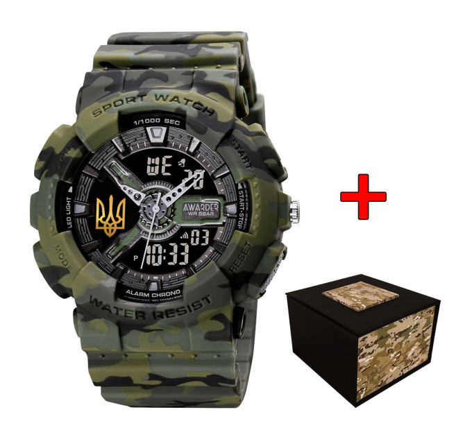 Awarder 005 Тризуб золото Camo Green