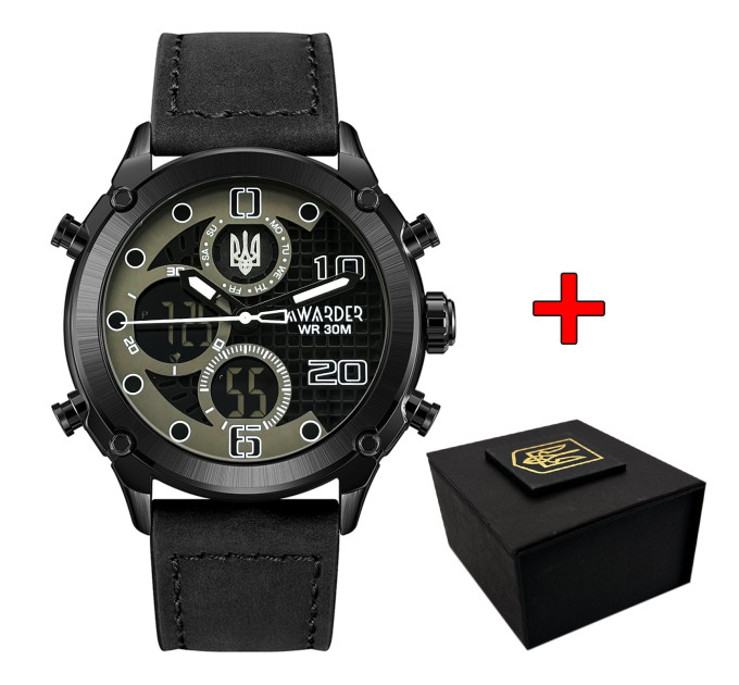 Awarder 017 Тризуб срібло Black