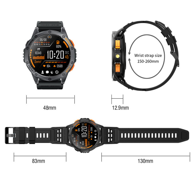 Modfit Pathfinder GPS Compass Black