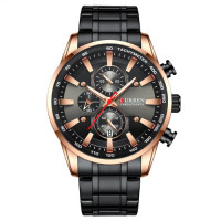 Curren 8351 Black-Cuprum