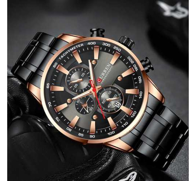 Curren 8351 Black-Cuprum