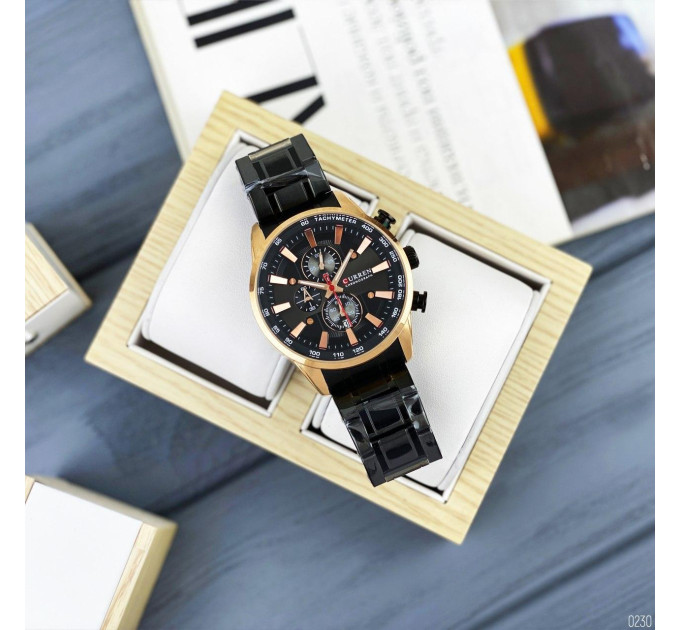 Curren 8351 Black-Cuprum