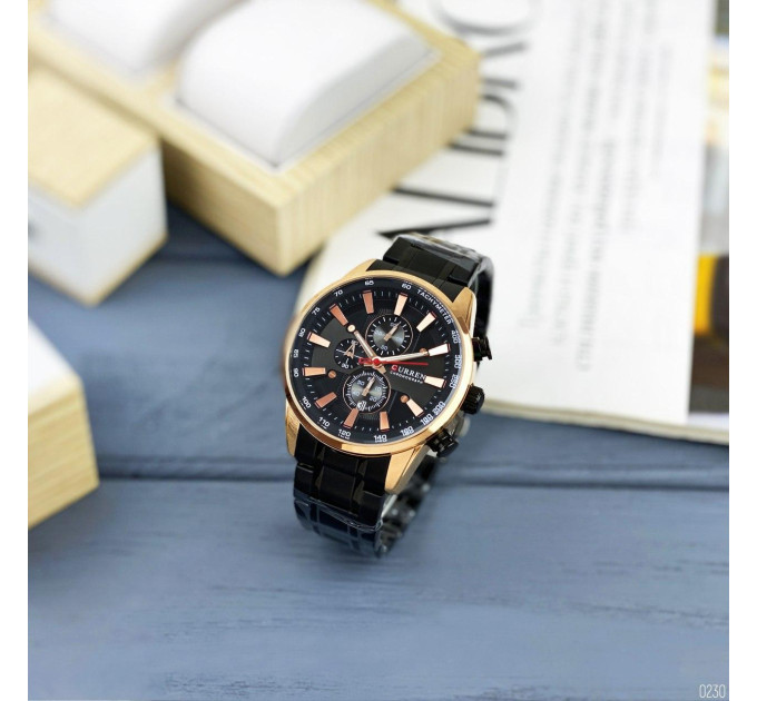 Curren 8351 Black-Cuprum