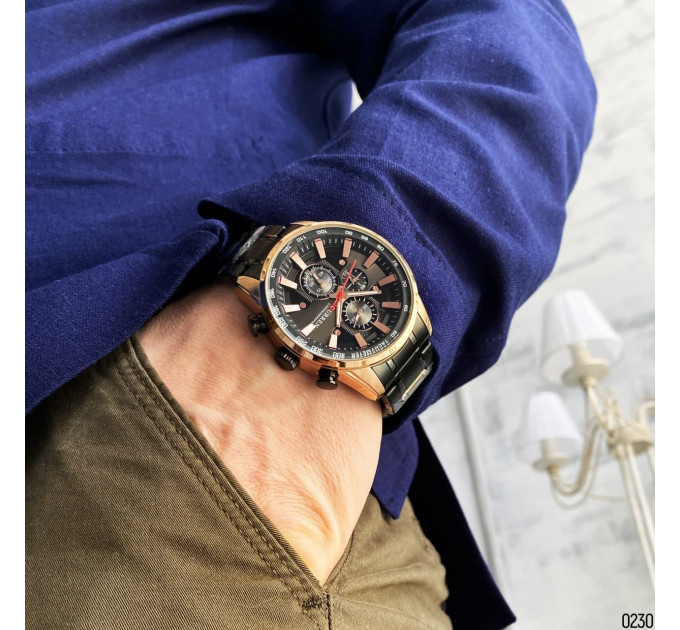 Curren 8351 Black-Cuprum