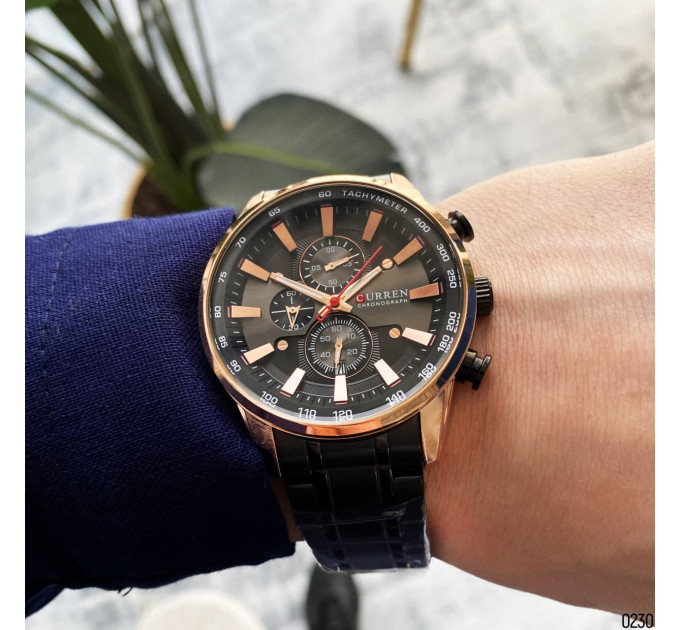 Curren 8351 Black-Cuprum