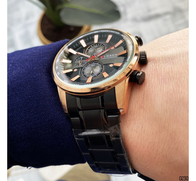 Curren 8351 Black-Cuprum