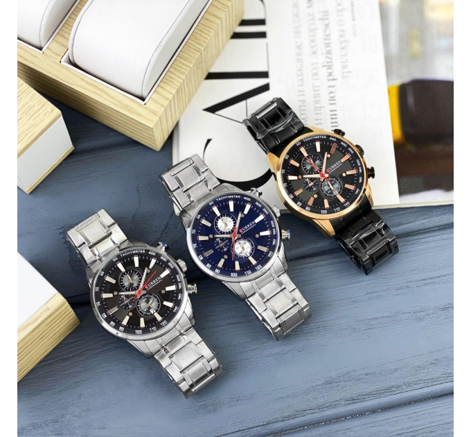 Curren 8351 Silver-Blue