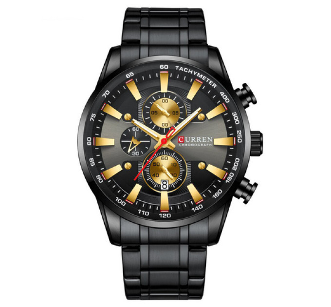 Curren 8351 Black-Gold