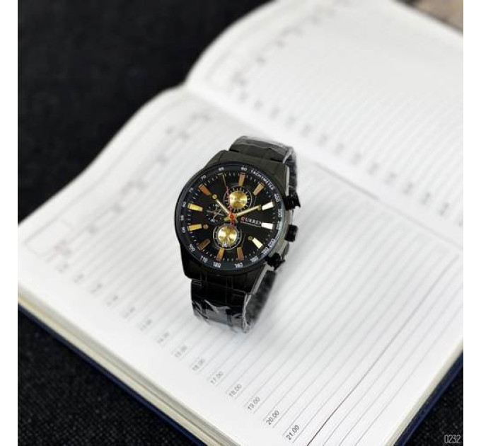 Curren 8351 Black-Gold