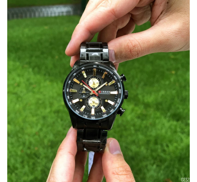 Curren 8351 Black-Gold