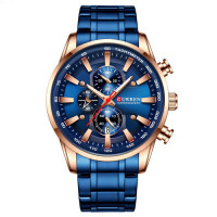 Curren 8351 Blue-Cuprum