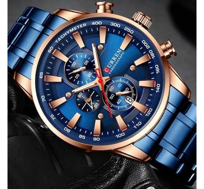 Curren 8351 Blue-Cuprum