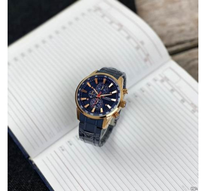 Curren 8351 Blue-Cuprum