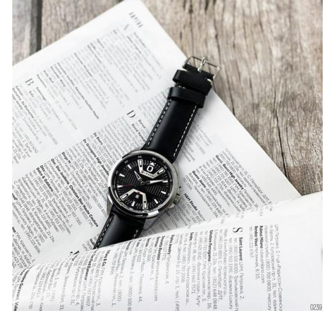 Curren 8379 Silver-Black