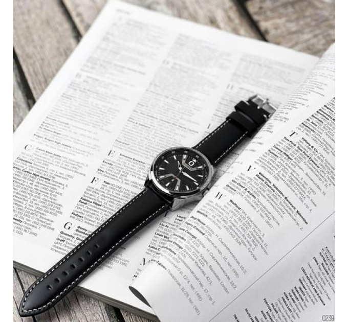 Curren 8379 Silver-Black