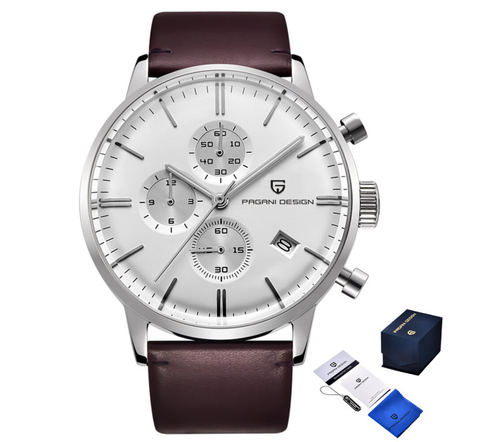 Pagani Design PD-2720 Silver-White--Brown