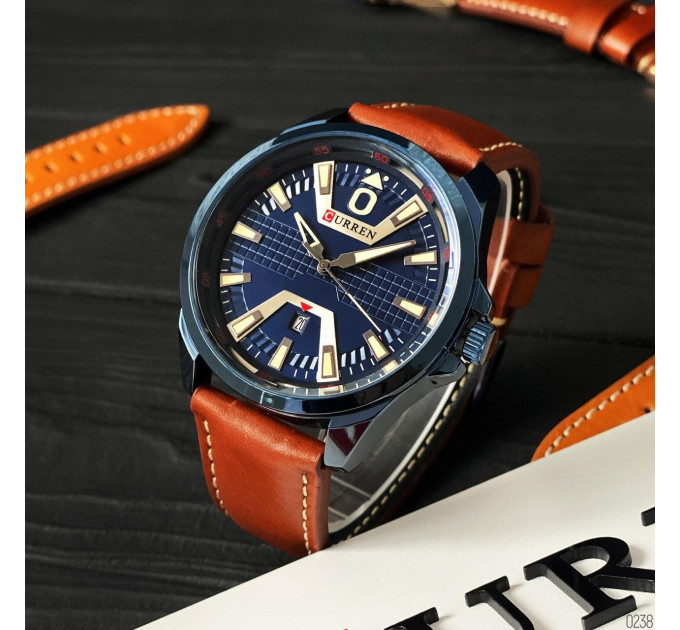 Curren 8379 Blue-Brown
