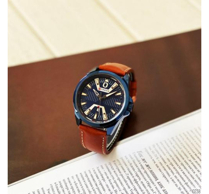 Curren 8379 Blue-Brown