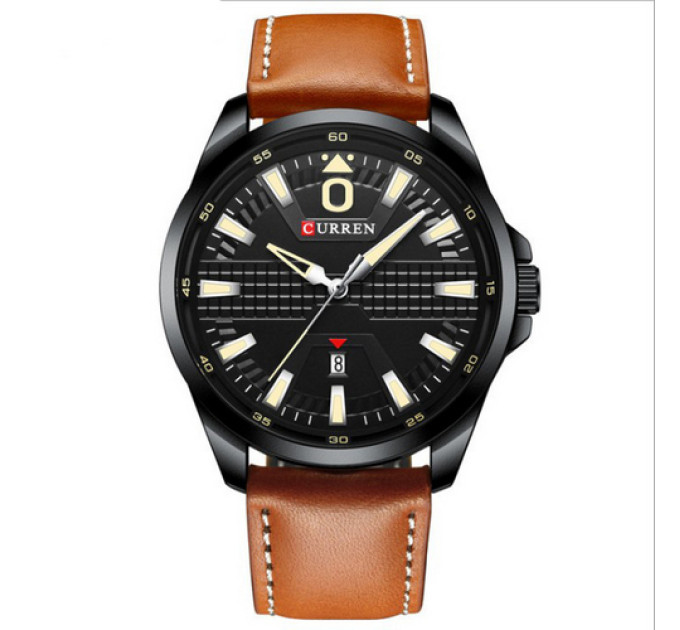 Curren 8379 Black-Brown