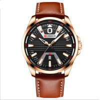 Curren 8379 Cuprum-Black-Brown