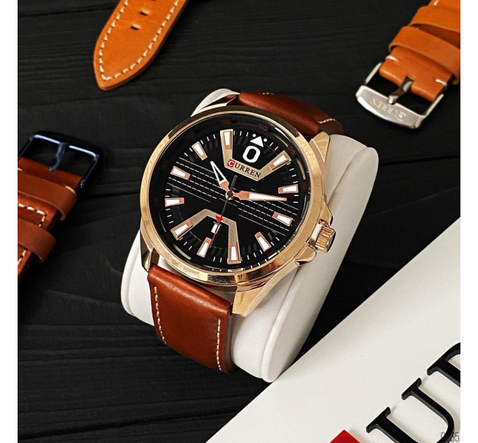 Curren 8379 Cuprum-Black-Brown