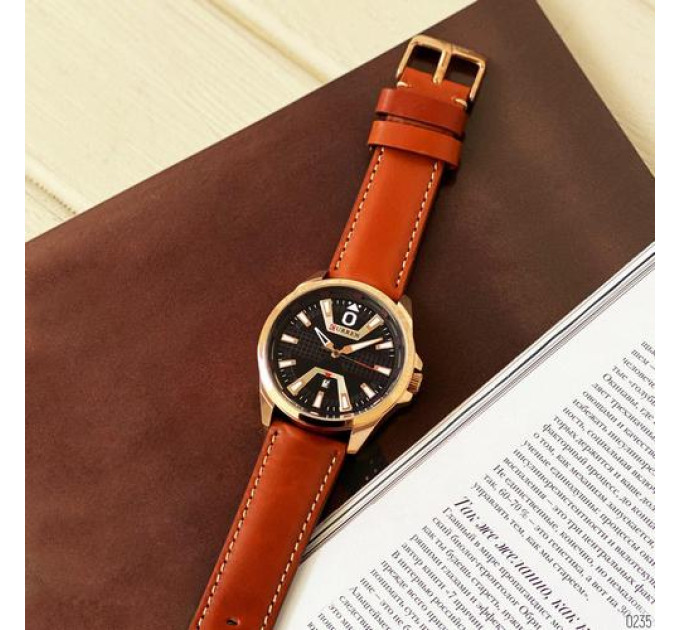 Curren 8379 Cuprum-Black-Brown