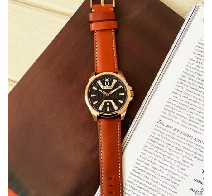 Curren 8379 Cuprum-Black-Brown