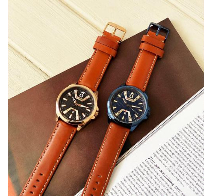 Curren 8379 Cuprum-Black-Brown