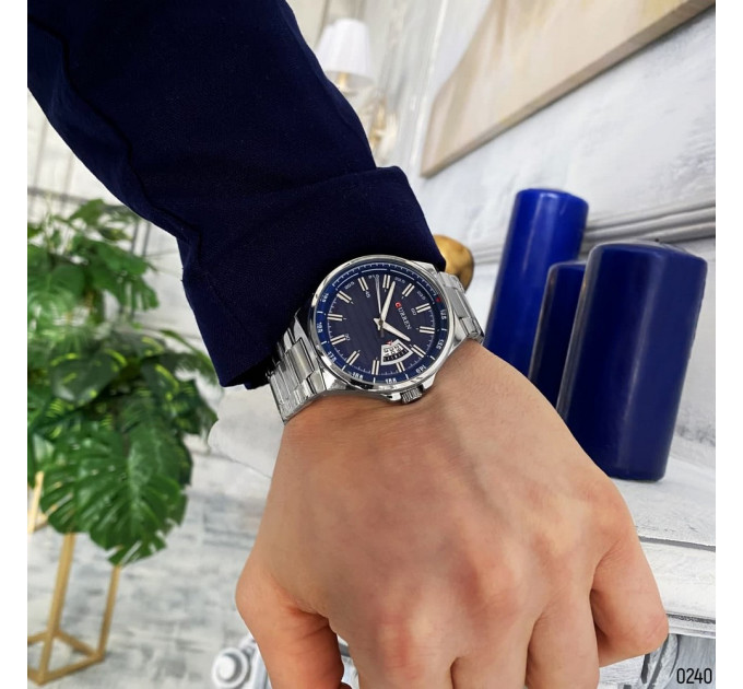 Curren 8375 Silver-Blue
