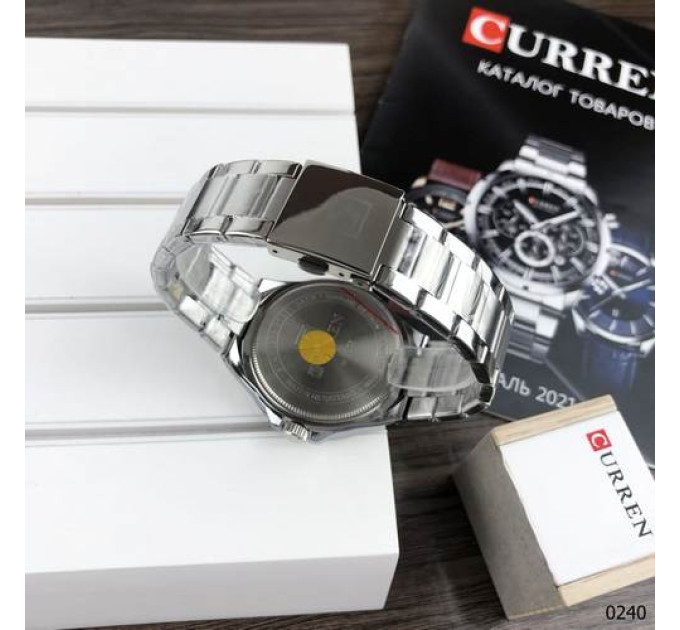 Curren 8375 Silver-Blue
