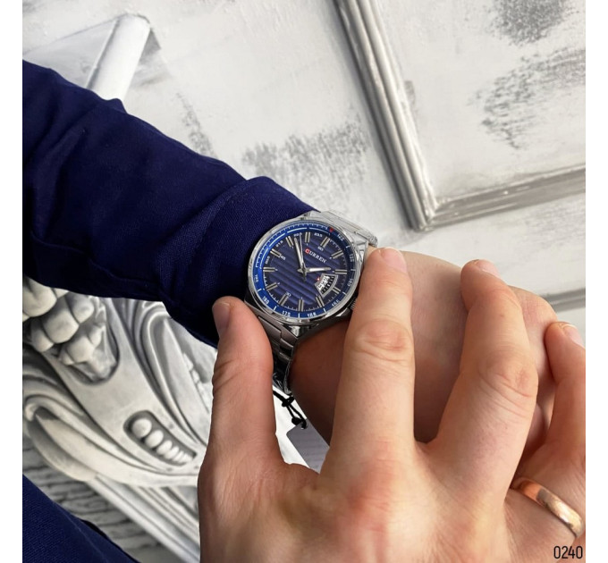 Curren 8375 Silver-Blue