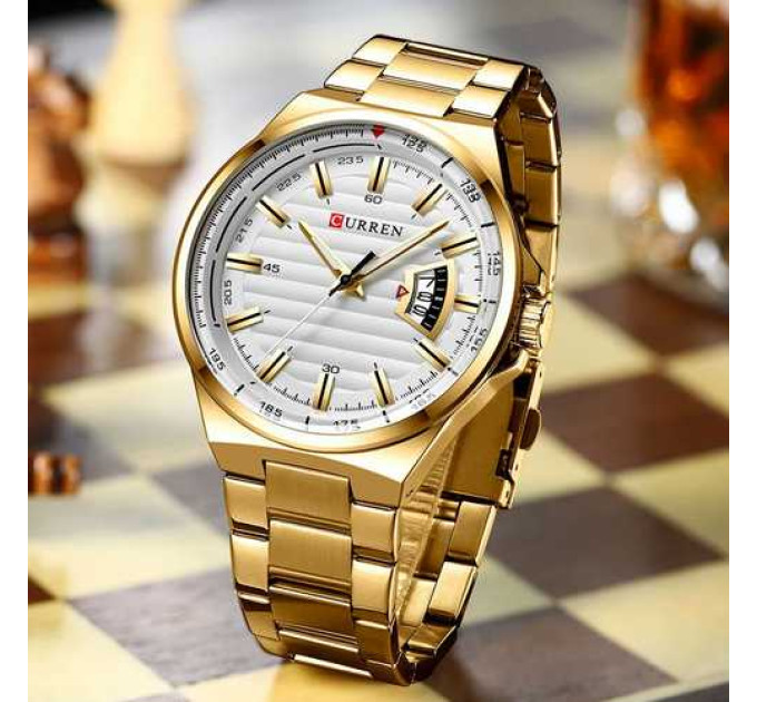 Curren 8375 Gold-White